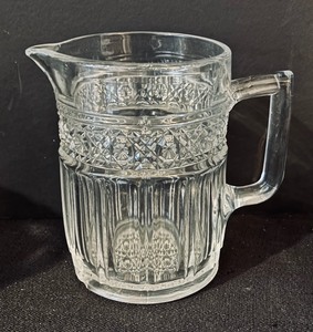 lot 91 image: Cool Clear Glass Bowls and Pitcher