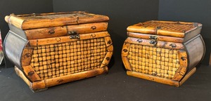 lot 94 image: Two Decorative Hinged Boxes