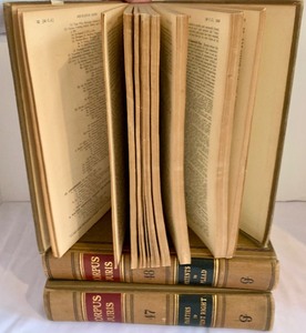 lot 282 image: Three Vintage Books Cprpus Juris Volumes 40, 47 and 48