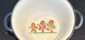 lot 354 image: Darling Vintage Excello Child Dish with Spoon