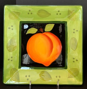 lot 291 image: Two Beautiful Decorative Square Plates