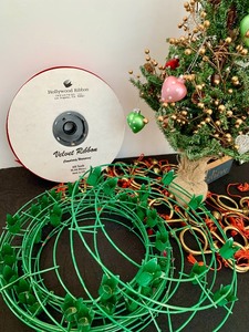 lot 470 image: Wonderful Christmas Collection, Tiny Tree, Ornaments, Ribbon and More