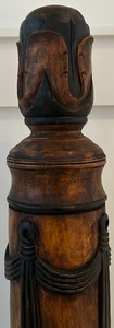 lot 518 image: Unique Two Piece Wooden Decor