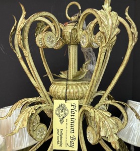 lot 380 image: New Platinum Bay by Sterling Industries Chandelier