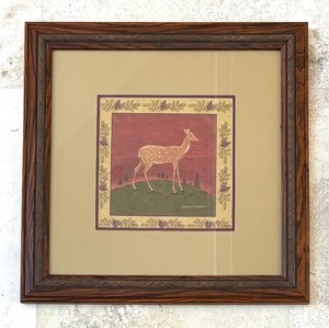 lot 428 image: Two Animal Motif Framed Prints by Warren Kimball
