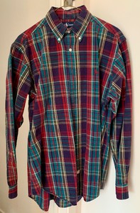 lot 533 image: Mens Ralph Lauren Dress Shirts and Flannel, Size Large