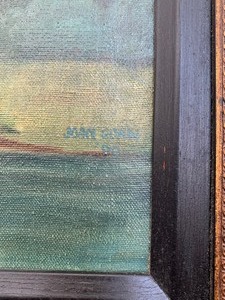lot 498 image: Beautiful Signed Oil On Canvas Painting