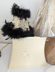 lot 411A image: Assorted Decorative Lampshades