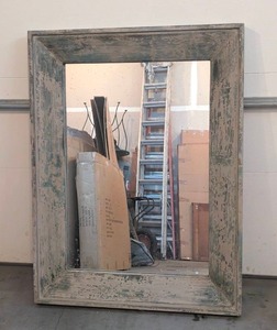 lot 515A image: Large Rustic Style Wall Mirror