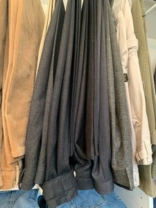 lot 538 image: Outstanding Grouping of Mens Pants, Khakis, Dress Slacks, Cords and Jeans - Something For Every Occasion