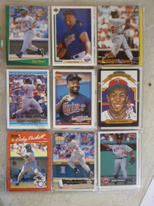 lot 1 image: 27 Different Kirby Puckett Baseball Cards
