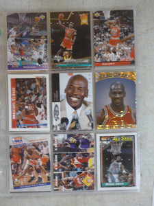 lot 5 image: 27 Different Michael Jordan Basketball Cards
