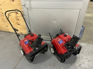 lot 112 image: TORO Lot of 2 Snow Blowers- Parts Machines