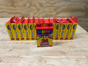 lot 71 image: CRA-Z-ART Lot of 14 Packs of- Crayons (24 crayons per pack)