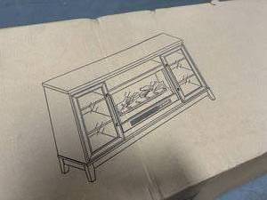 lot 3 image: SCOTT LIVING Blaine 65in Media Fireplace Console