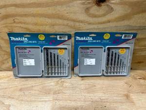 lot 77 image: MAKITA Lot of 2- Ultrafast 7 Piece Drill Bit Sets