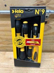 lot 65 image: FELO Screwdriver Set with Utility Knife