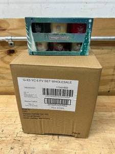 lot 16 image: YANKEE CANDLE Case of 6- Candle Sets (6 candles per set)