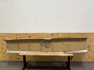 lot 50 image: AMERICAN PRO DECOR Lot of 34-  2-78 in. x 4 in. x 94-12 in. Plain Polyurethane Crown Moulding 31-12 LF