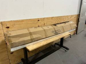 lot 102 image: AMERICAN PRO DECOR Lot of 22-  2-78 in. x 4 in. x 94-12 in. Plain Polyurethane Crown Moulding 31-12 LF