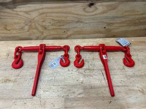 lot 19 image: ULTRA-TOW Lot of 2- 516in. Ratchet Chain Binders  5400-Lb. Load Capacity