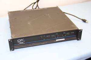 lot 91 image: QSC MX 1500a High Power Low-Profile Professional  Commercial Audio Amplifier