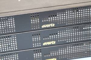 lot 96 image: Lot of 3 - Evertz 1RU Rack Mountable Pro Multiframe 7801FR Units