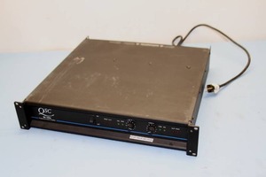 lot 114 image: QSC MX 1500a High Power Low-Profile Professional  Commercial Audio Amplifier