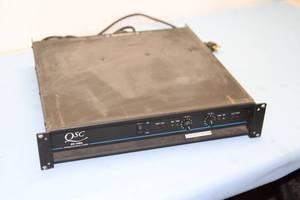 lot 115 image: QSC MX 1500a High Power Low-Profile Professional  Commercial Audio Amplifier