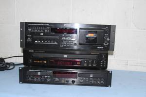 lot 135 image: Lot of Denon Professional Audio & Video Equipment - CD Recorder DVD Changer & CD-Cassette Combo Deck