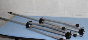 lot 146 image: PAIR of Tripod  Telescoping Lighting  Photography Backdrop Stands  Legs