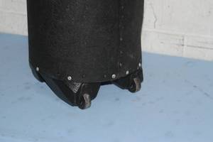 lot 148 image: Large Cylindrical Rolling Equipment Case - Approximately 55 Long x 12 Diameter
