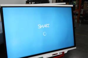 lot 102 image: SMART Board 7075 SBID-7075 Interactive 4K Widescreen Touchscreen 75 Ultra-High Definition UHD LED Display  Monitor & Interactive Accessories