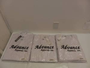 3 NEW ADVANCE APPAREL, INC ELEGANT WHITE 4PC. SKIRT SET