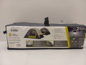 NEW CORE 6 PERSON LIGHTED DOME TENT