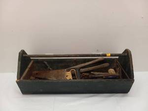 VINTAGE TOOLBOX WITH TOOLS