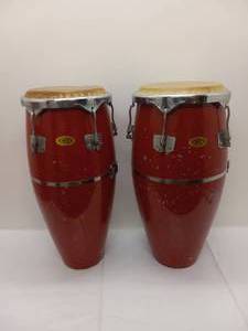 2 COSMIC PERCUSSION DRUMS WITH STAND