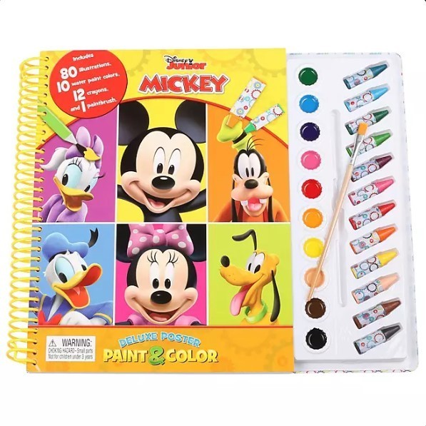 lot 400 image: NEW Mickey Mouse Clubhouse Deluxe Paint And Color Book