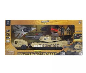 lot 204 image: NEW Members Mark Motorized Soldier Force Vehicle Playset