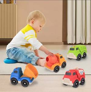 lot 210 image: NEW Members Mark Wheat Straw Vehicles with Lights & Sounds (4 Pack)