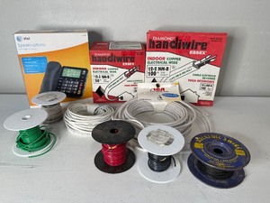 lot 57 image: Wire and Phone lot