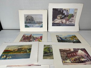 lot 72 image: Promotional California Savings and Loan Prints Lot of 49