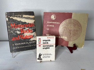 lot 89 image: Minnesota Vintage Rocks and Waters Book, 1950 MN Historical Album