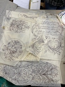 lot 99 image: HUGE Lot of Rosemaling Patterns and Tracings 100s of pieces