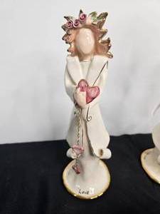 lot 159 image: 911 Tribute Blue Sky Vintage Clay Works Heather Goldminc Angels