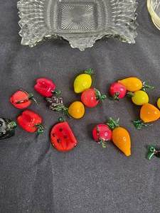 lot 205 image: 2 Lenox Lead Crystal Candy Dishes, Ruffled Decorative Large Bowl, Small Glass Bowl, Glass Mini Fruit Assortment