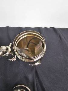 lot 105 image: Vintage Art Deco Restoration Hardware Penguin Shaker and Ornament Set