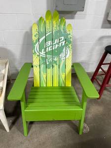 lot 64 image: Bud Light Lime  Adirondack Chair