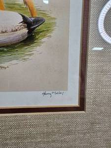 lot 183 image: Harry Tollas Decoy Collection Signed and Numbered Print with Stamp