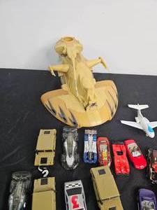 lot 233 image: Lot of Misc Toy Cars, Toy Ships & Toy Airplanes